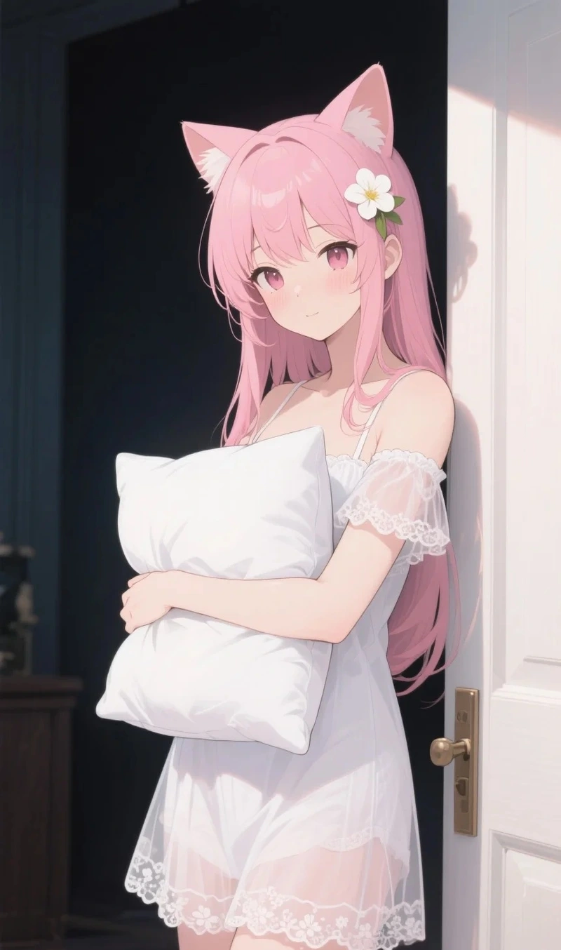 ảnh anime màu hồng 28