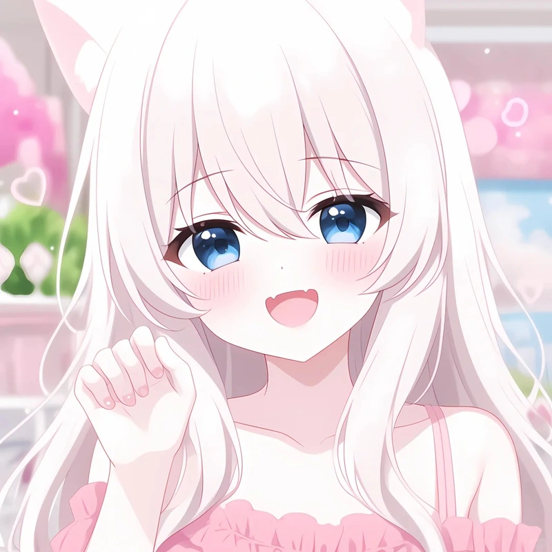 ảnh anime màu hồng 38
