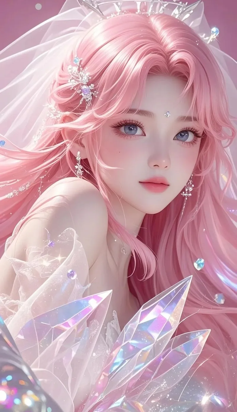ảnh anime màu hồng 39