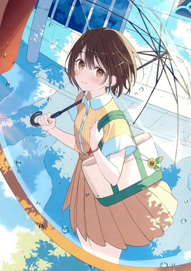 ảnh anime màu xanh dương 27