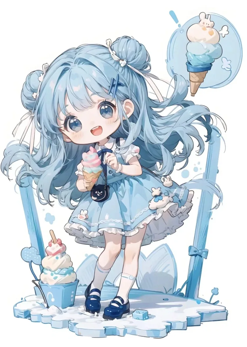 ảnh anime màu xanh dương 28