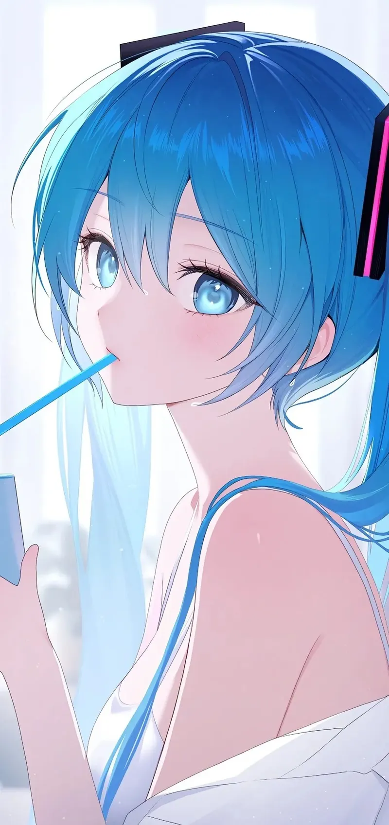 ảnh anime màu xanh dương 29