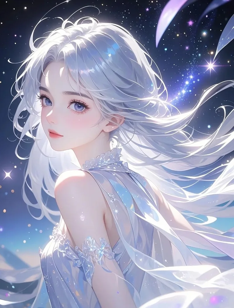ảnh anime màu xanh dương 7
