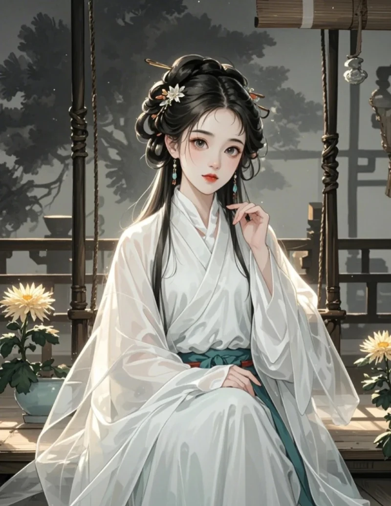 ảnh anime nữ cổ trang 37