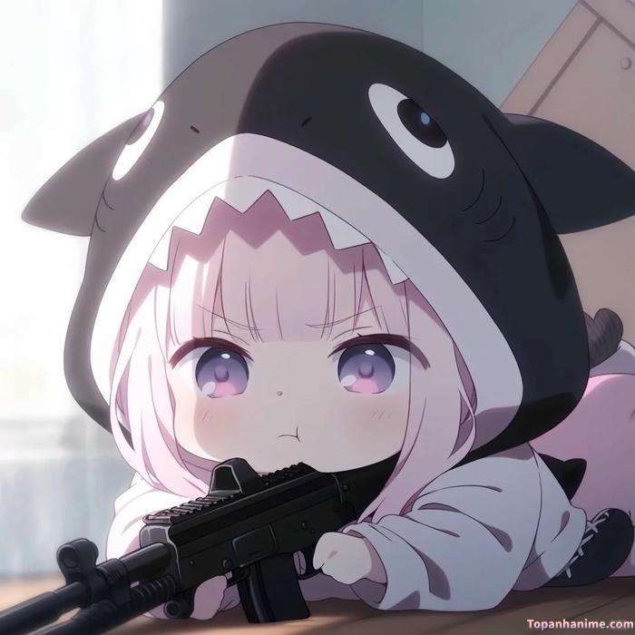 ảnh anime nữ cute dễ mến