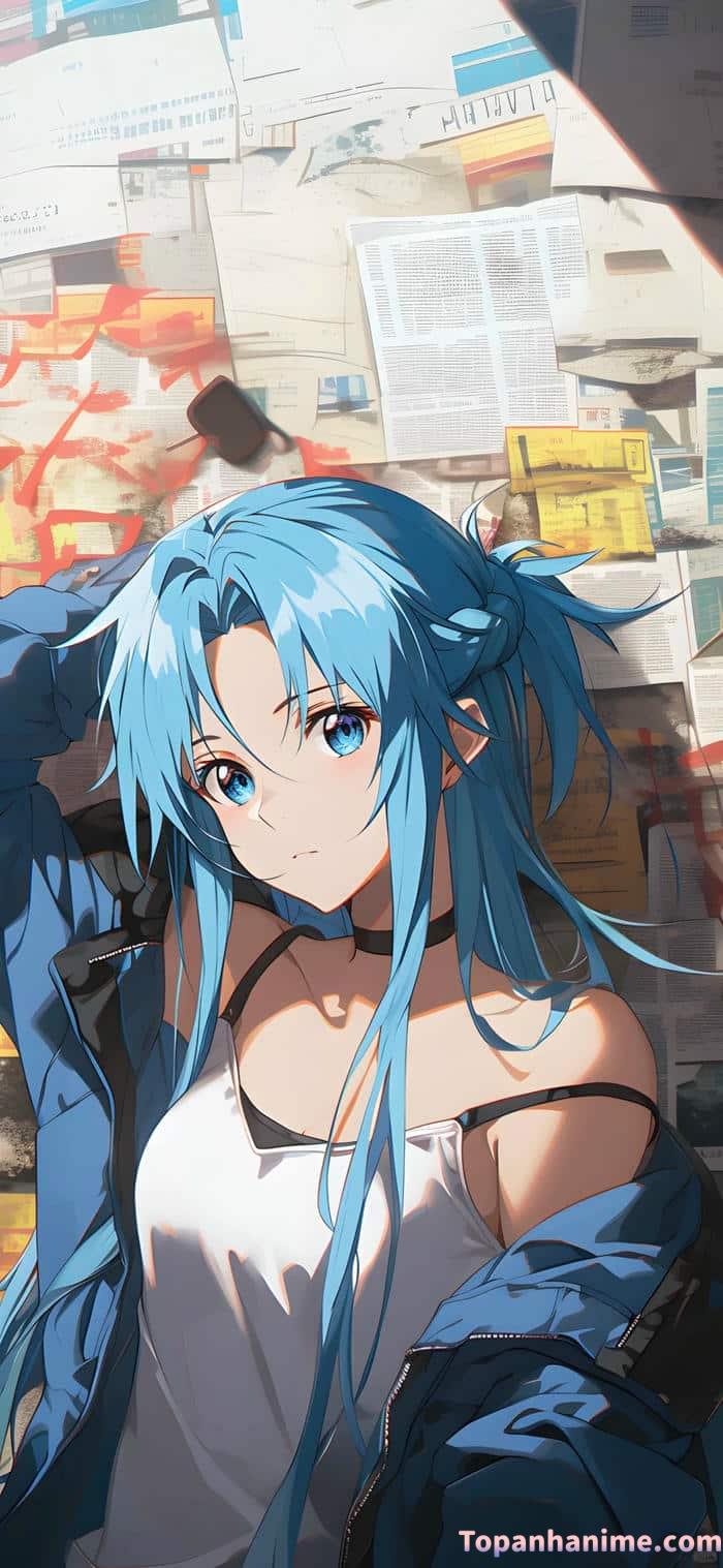 ảnh anime nữ cute duyên dáng