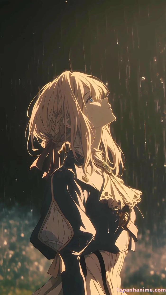 ảnh anime tình yêu chia ly buồn bã