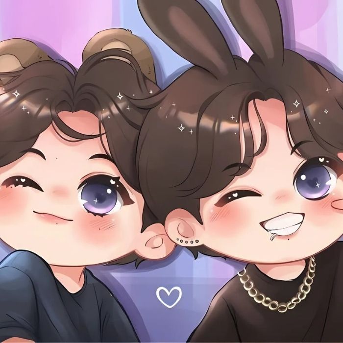 ảnh chibi Vkook đẹp nhất