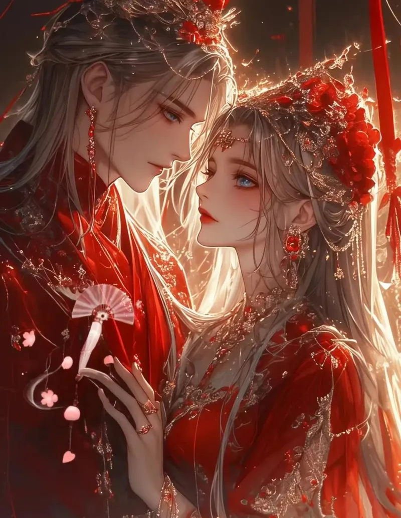 ảnh cô dâu chú rể anime 10
