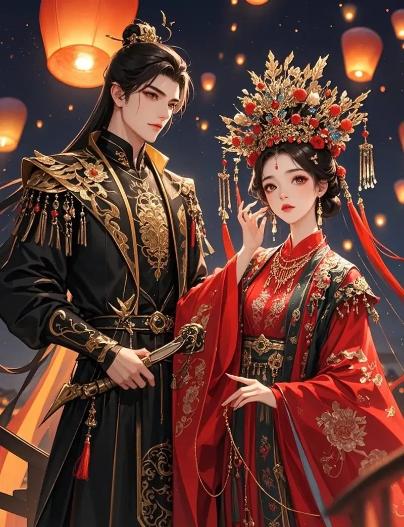 ảnh cô dâu chú rể anime 20