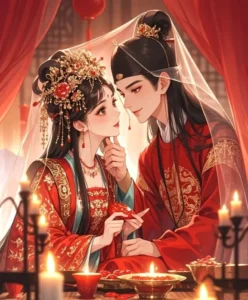 ảnh cô dâu chú rể anime 27