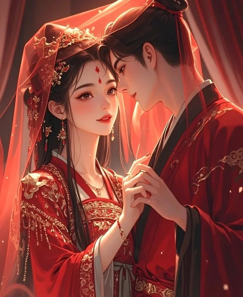 ảnh cô dâu chú rể anime 28