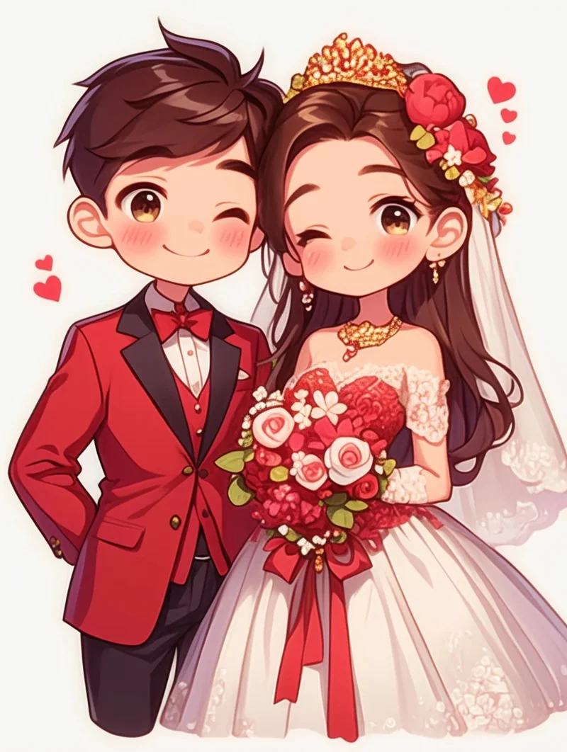 ảnh cưới anime 30