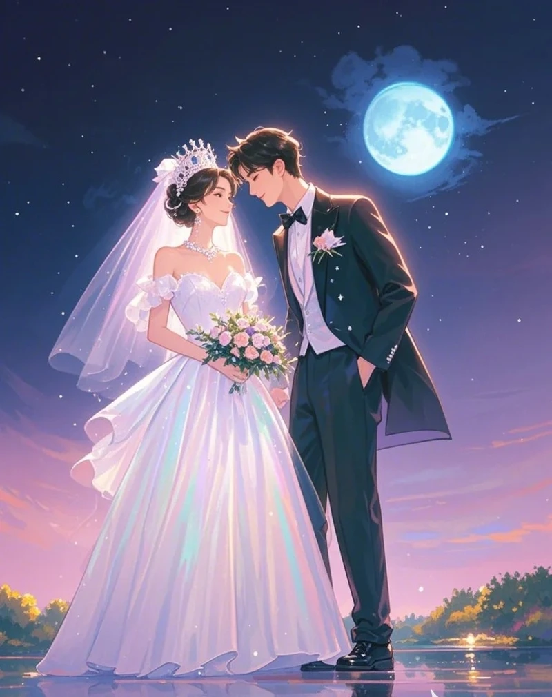 ảnh cưới anime 41