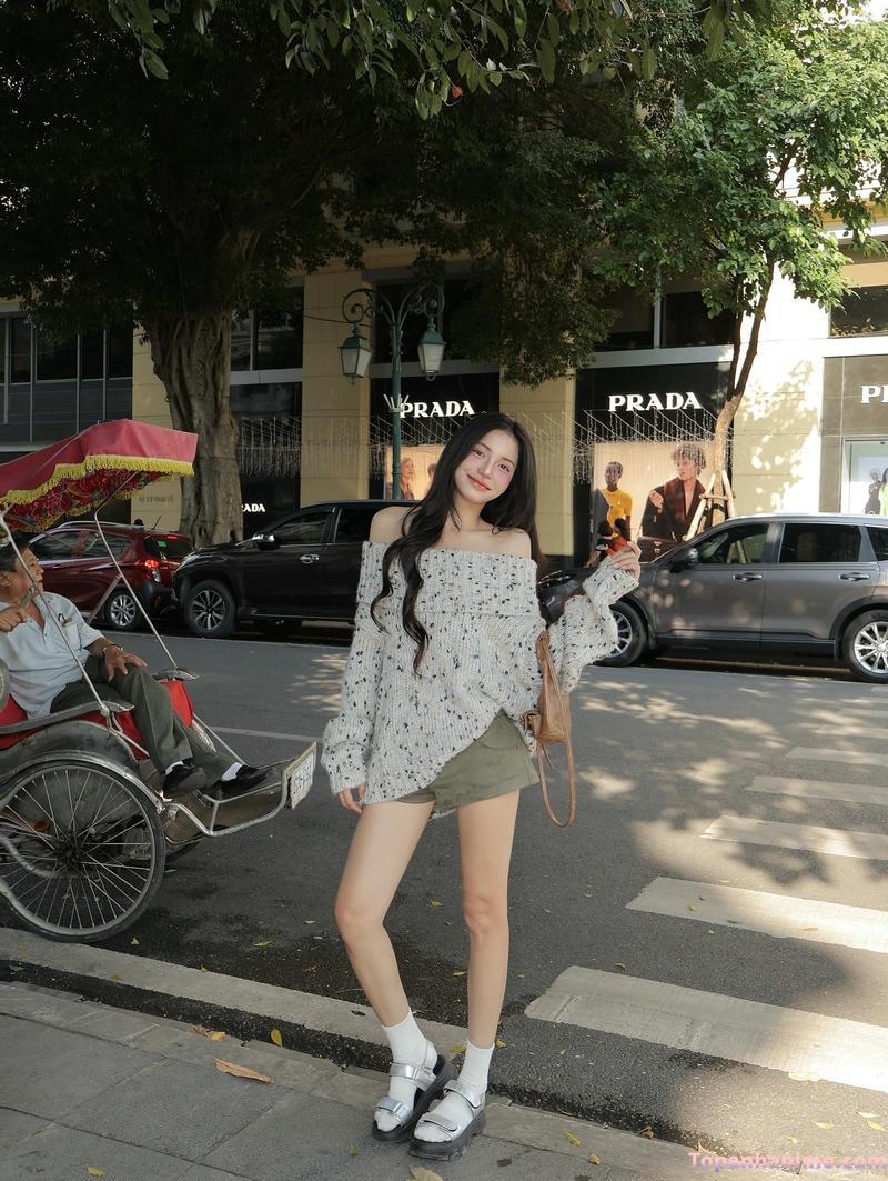 ảnh gái mặc quần ngắn đáng yêu