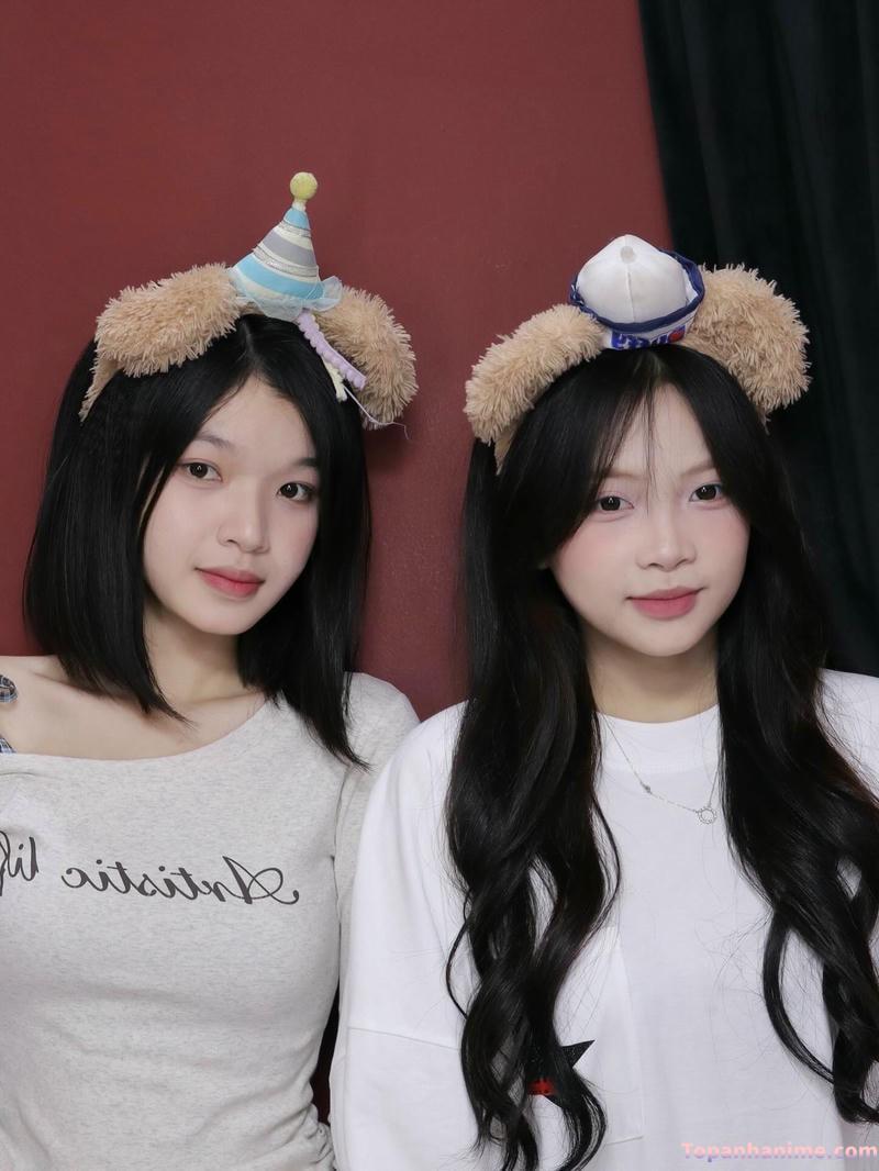 ảnh gái xinh 2k4 với bạn thân