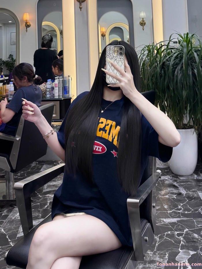 ảnh gái xinh che mặt