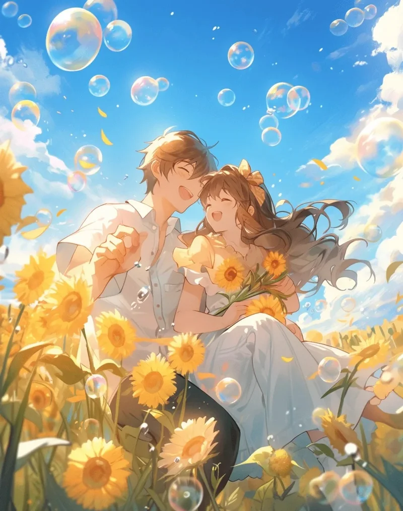 ảnh hoa hướng dương anime 10