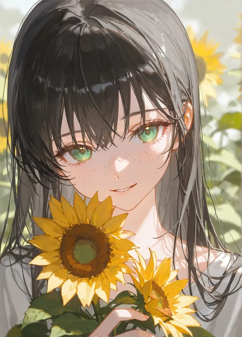 ảnh hoa hướng dương anime 17