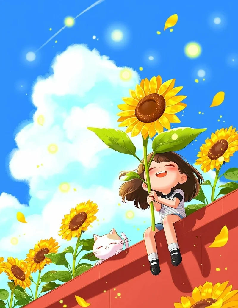 ảnh hoa hướng dương anime 22