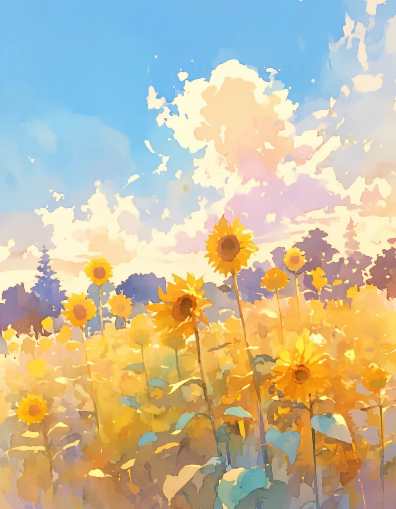 ảnh hoa hướng dương anime 28