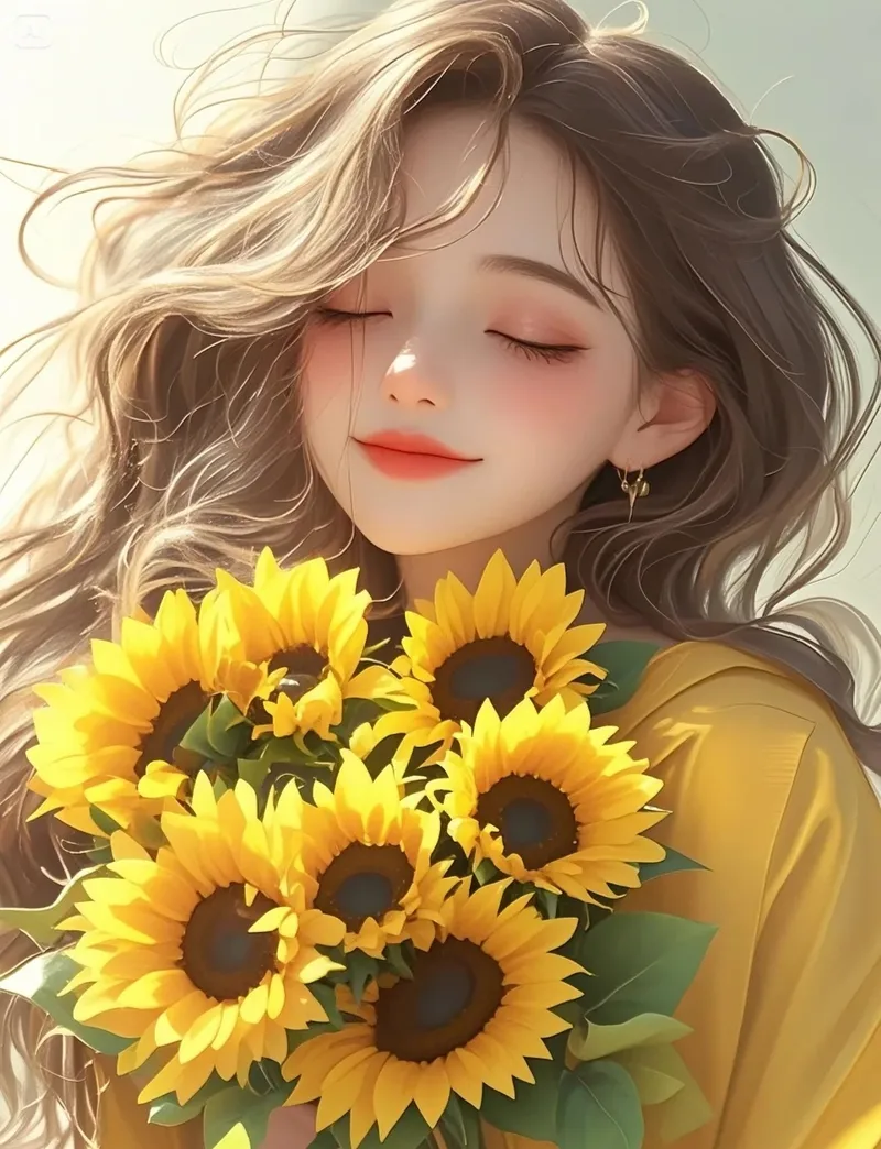 ảnh hoa hướng dương anime 30