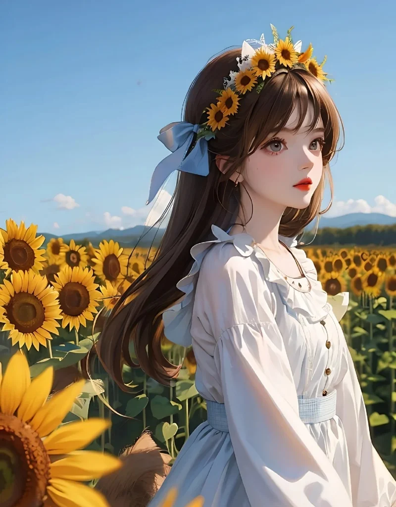 ảnh hoa hướng dương anime 32