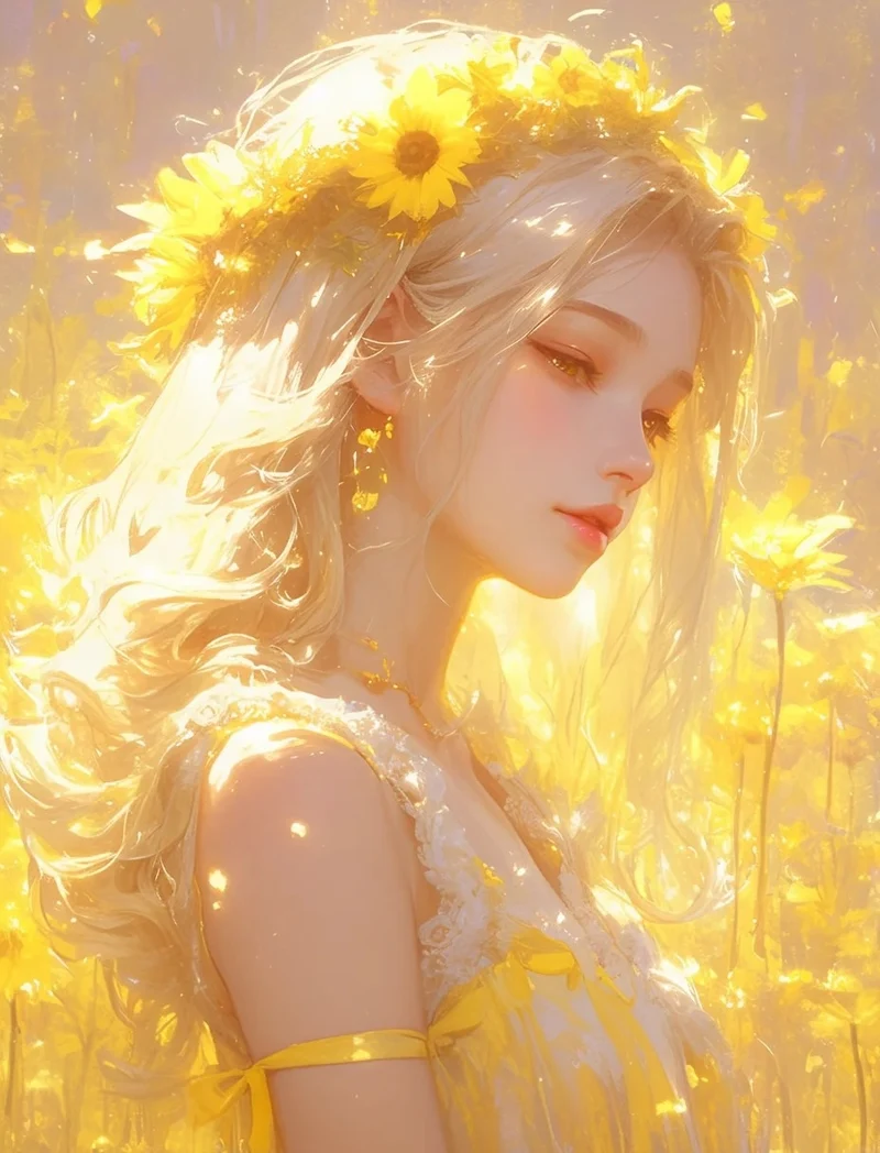 ảnh hoa hướng dương anime 4