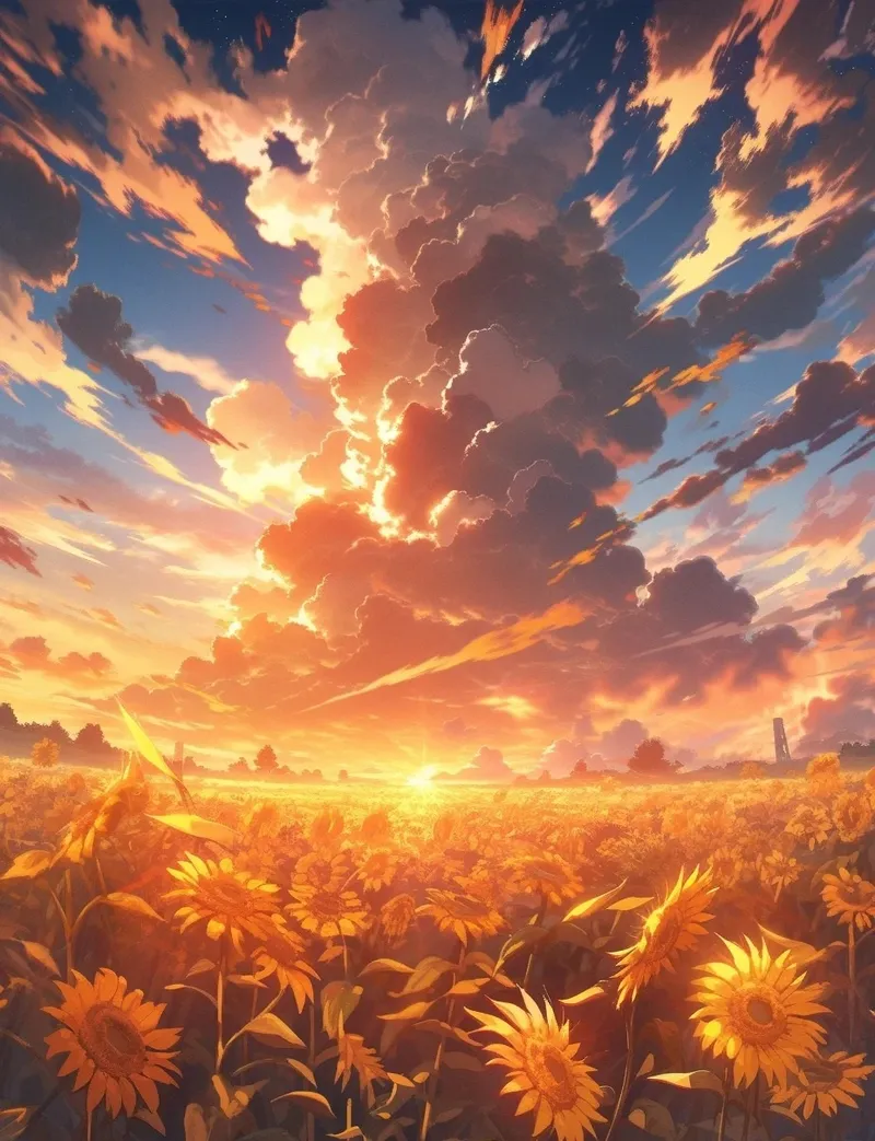ảnh hoa hướng dương anime 43