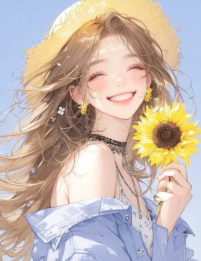 ảnh hoa hướng dương anime 5