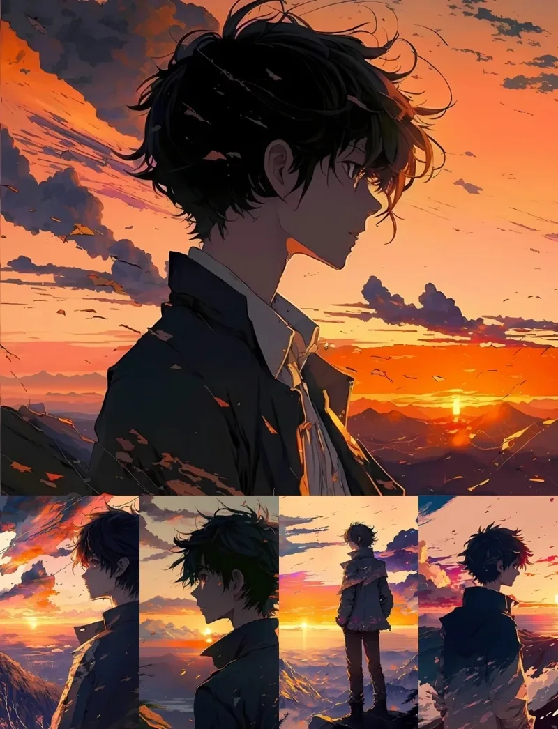 ảnh hoàng hôn anime 1