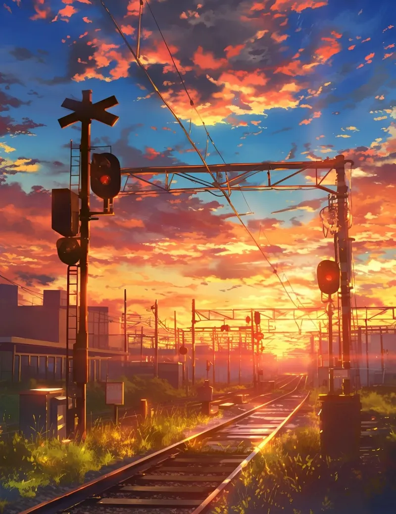 ảnh hoàng hôn anime 2