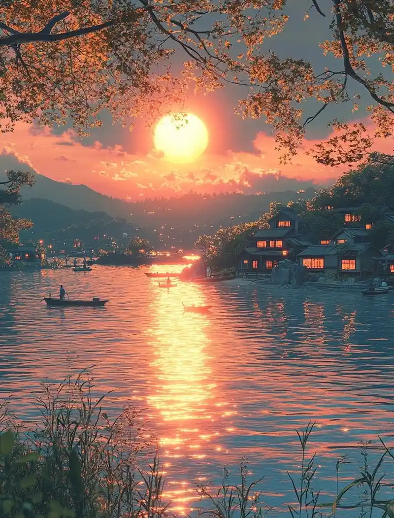 ảnh hoàng hôn anime 27