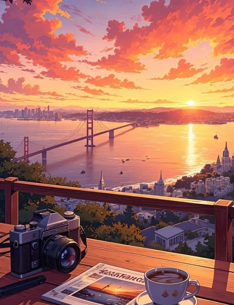 ảnh hoàng hôn anime 32