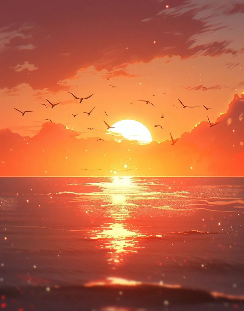 ảnh hoàng hôn anime 7