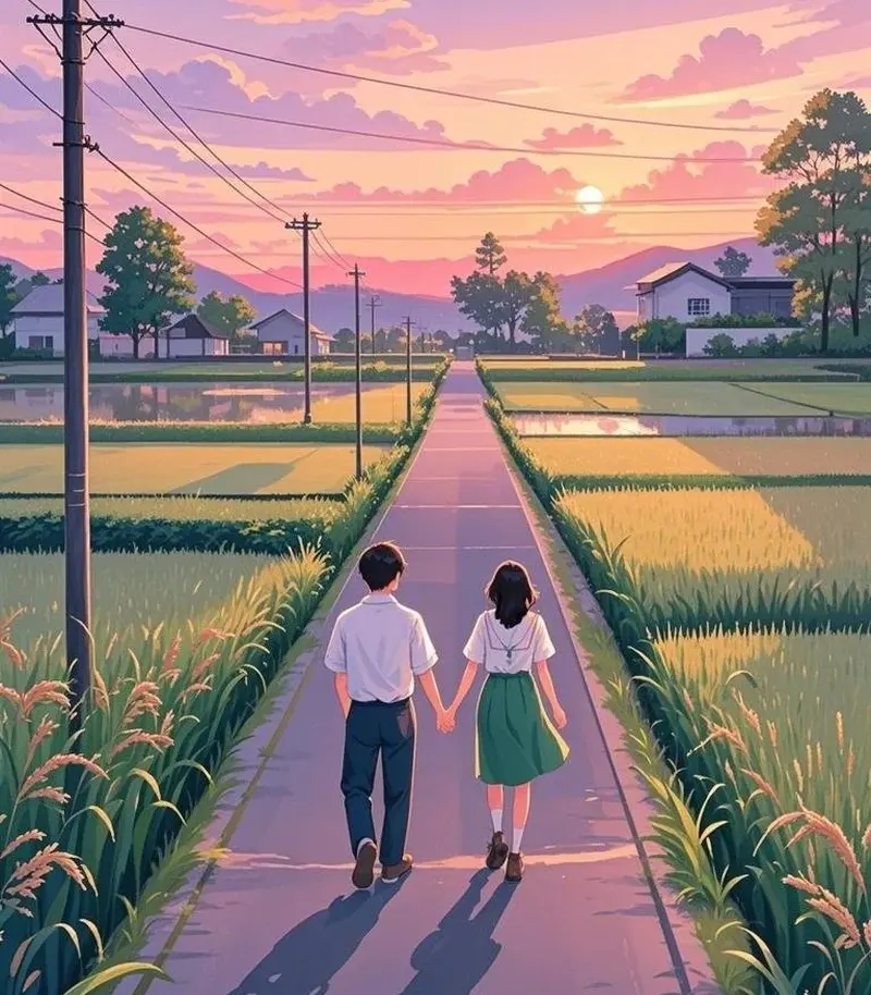 ảnh nắm tay anime 21