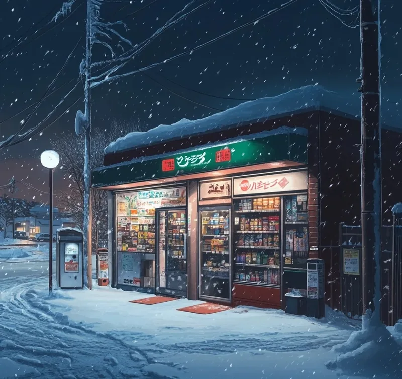 ảnh tuyết rơi anime 24