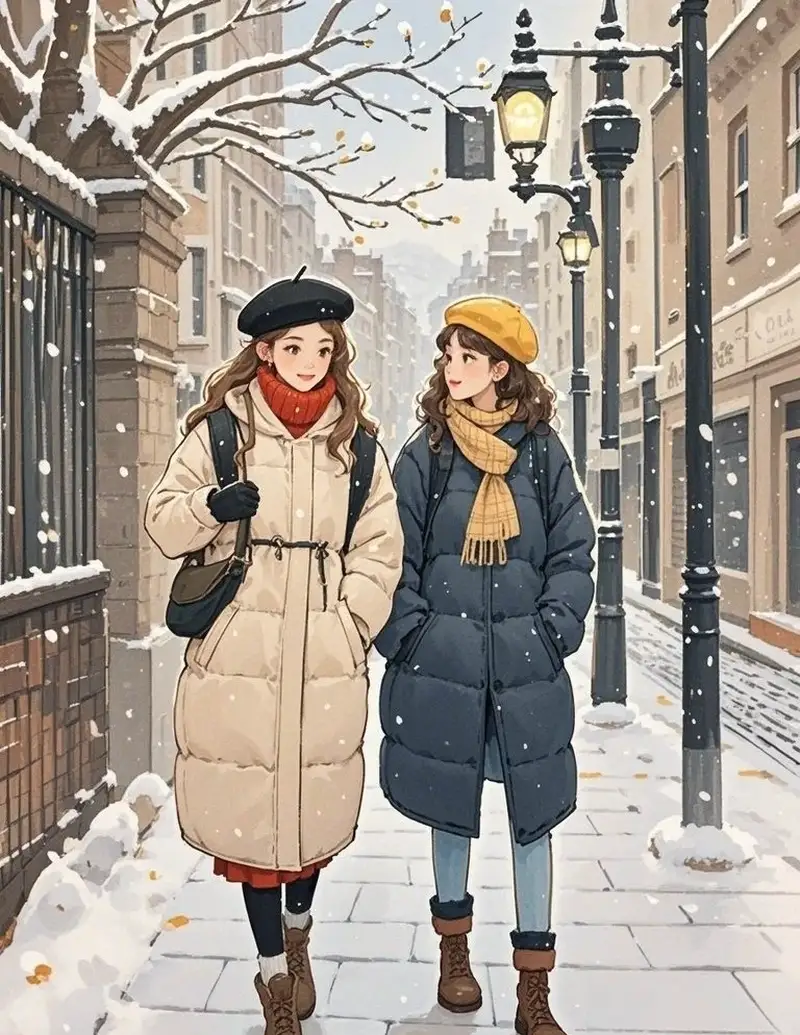 ảnh tuyết rơi anime 3