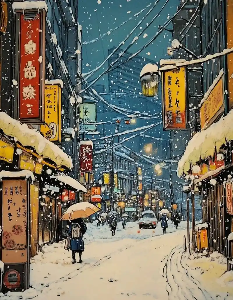 ảnh tuyết rơi anime 8