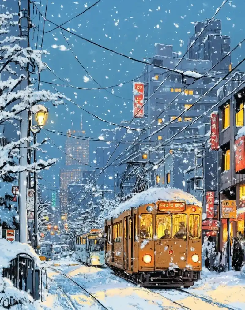 ảnh tuyết rơi anime 9