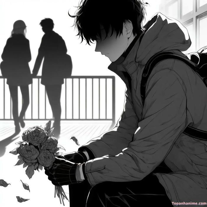 anime buồn nhìn người mình yêu rời xa