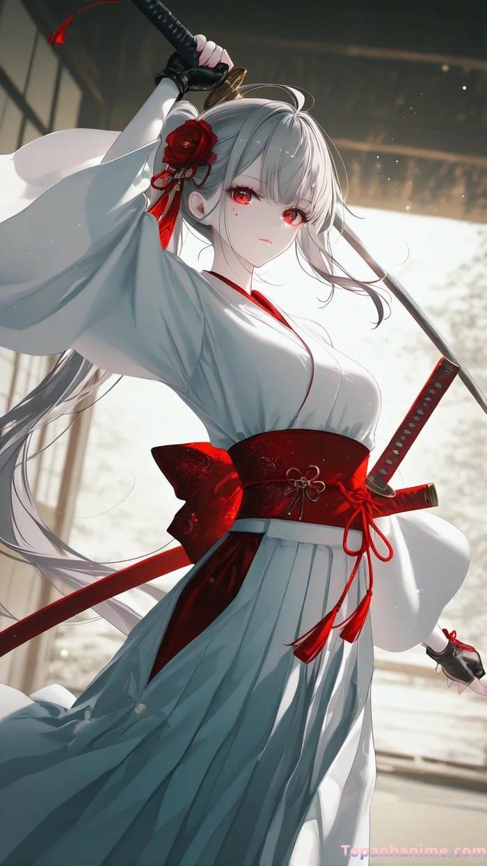 anime girl lạnh lùng cá tính quyến rũ