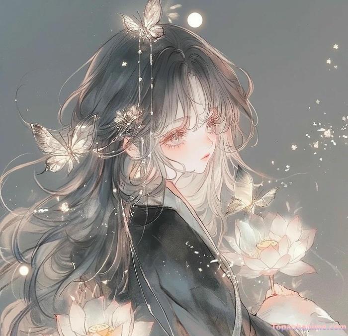 avatar anime nữ buồn