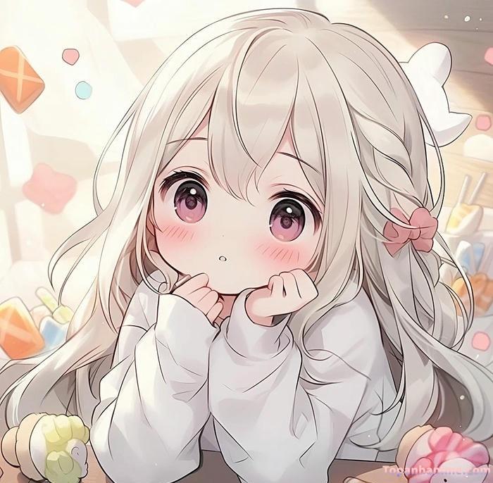 avatar anime nữ cực cute