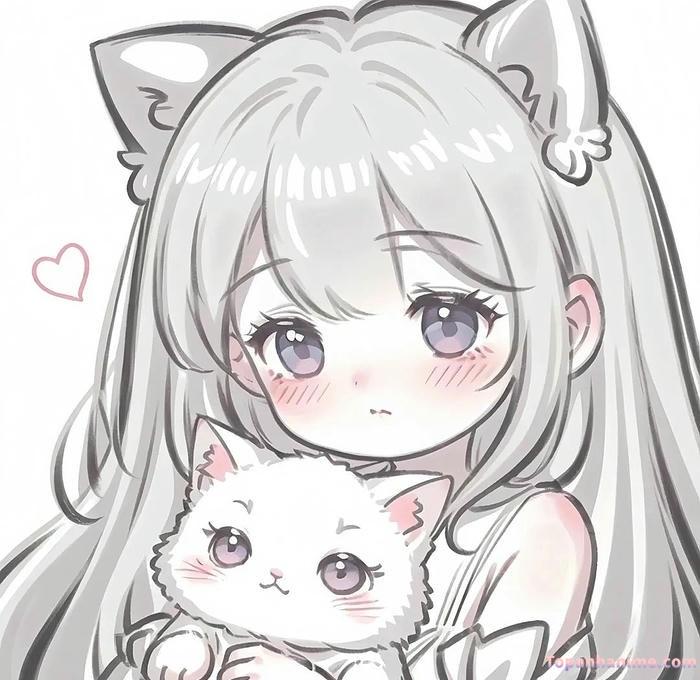 avatar anime nữ de thuong