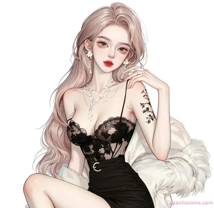 avatar anime nữ ngầu