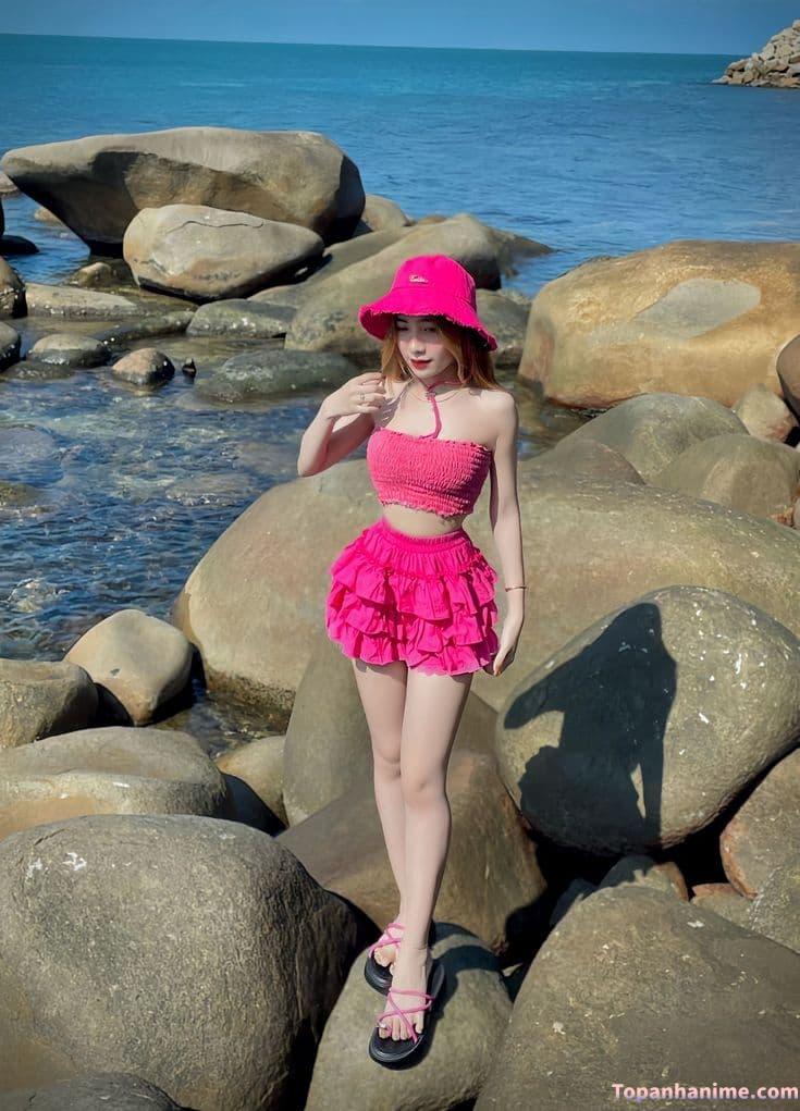 bộ ảnh gái váy ngắn