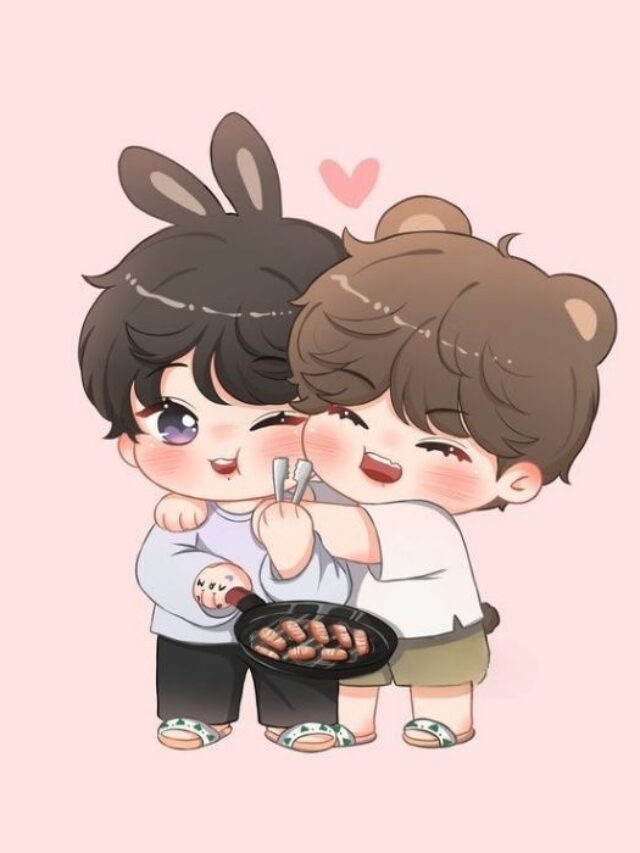 Bộ sưu tập hình ảnh Vkook chibi đẹp cá tính nhất