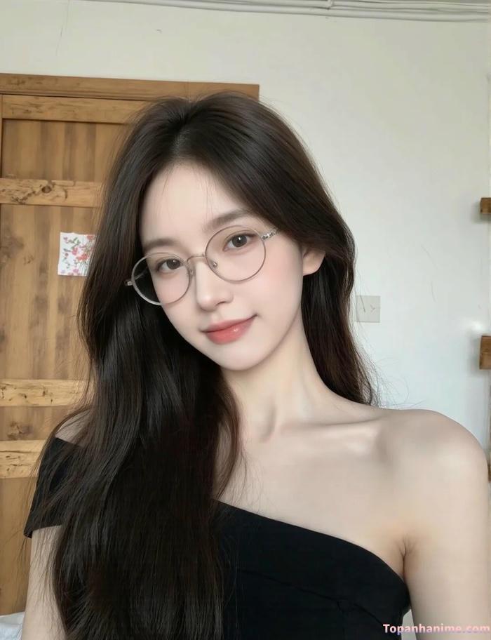 gái xinh đeo kính 1