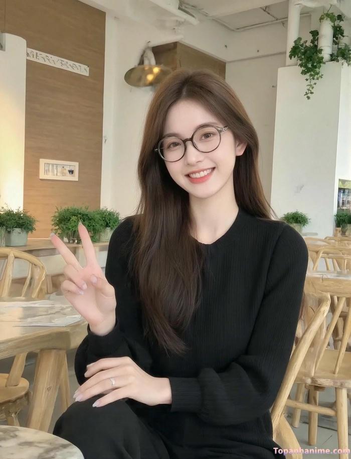 gái xinh đeo kính 8